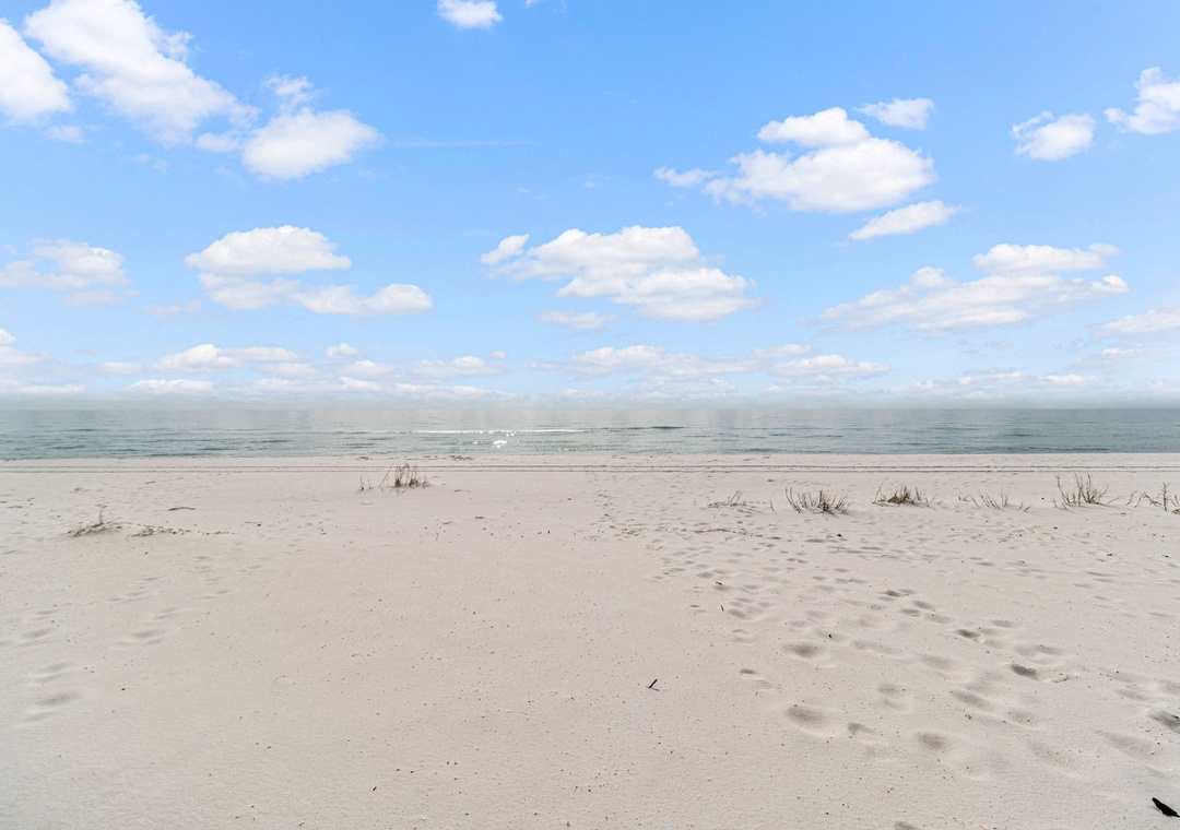 Pristine White Sand Beach & Gulf