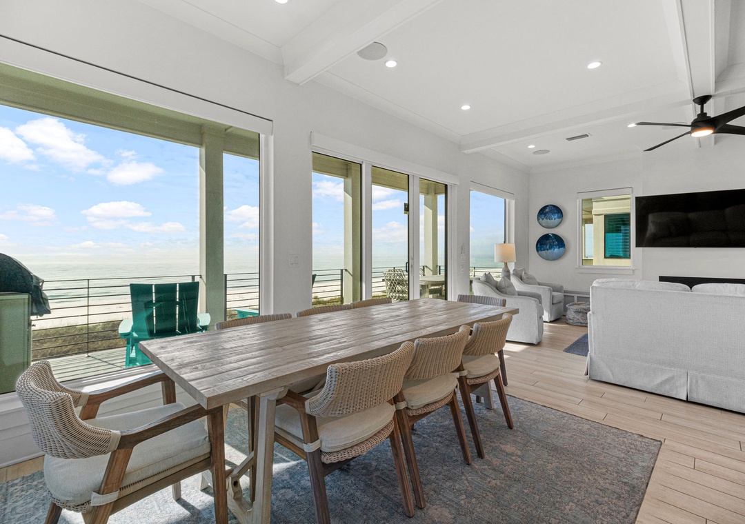 Third Floor- Dining Room view to the Gulf