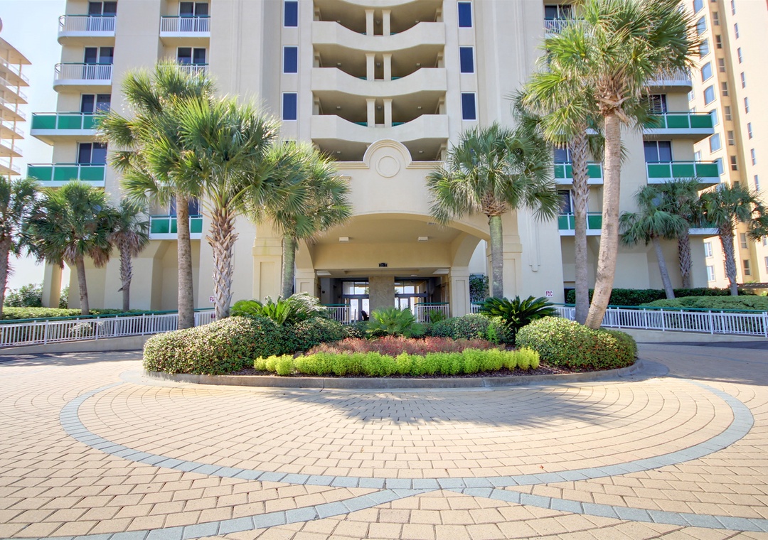 Beach Colony Resort Front Entrance
