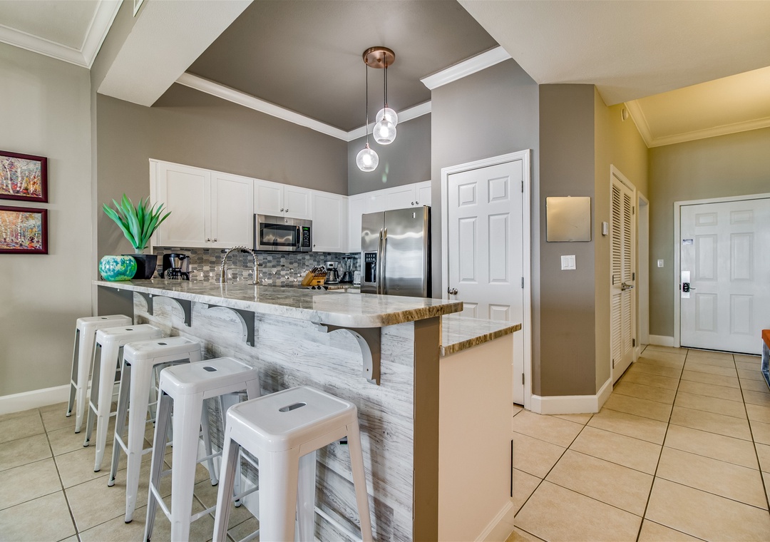 Windemere Resort 1508 Kitchen Bar Seating For 5