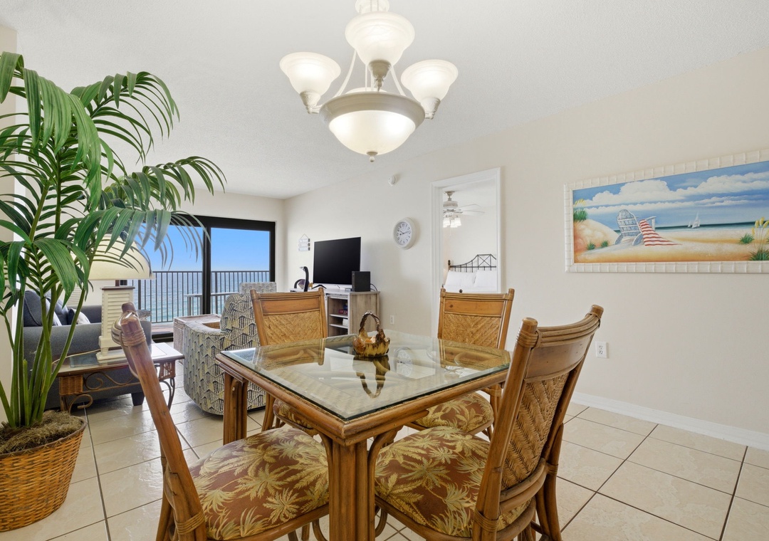 Ocean Breeze East 702- Dining Room towards Balcony