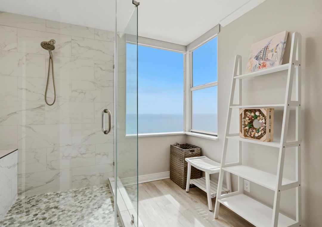 Beach Colony West 11C- Bathroom 1 Tiled Shower