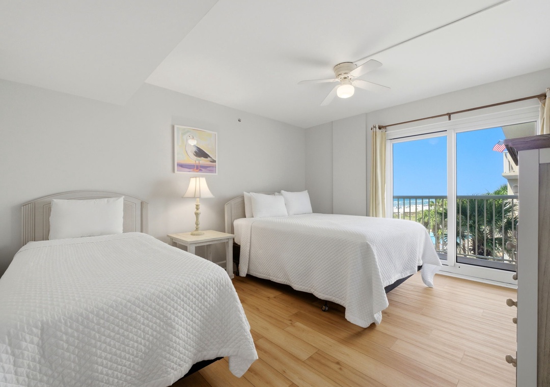 Sandy Key 318 Bedroom 2 & Balcony