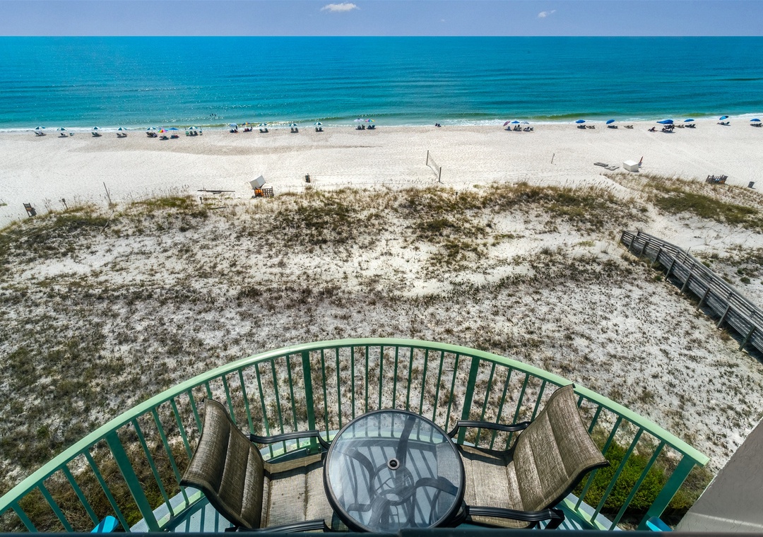 Perdido Towers 707 Balcony with Expansive Views