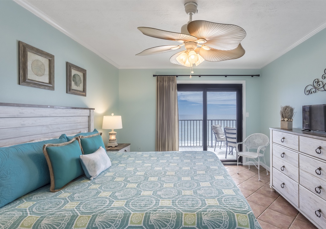 Ocean Breeze West 502 Guest Bedroom #1 King Bed