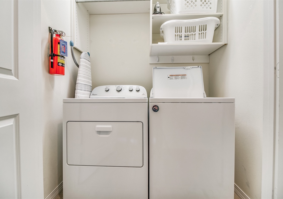 Lost Key Shorely Blessed Laundry in Unit