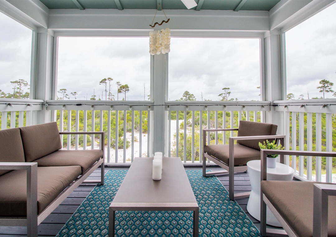 Lost Key Afterdune Delight Balcony Overlooking Palm Trees