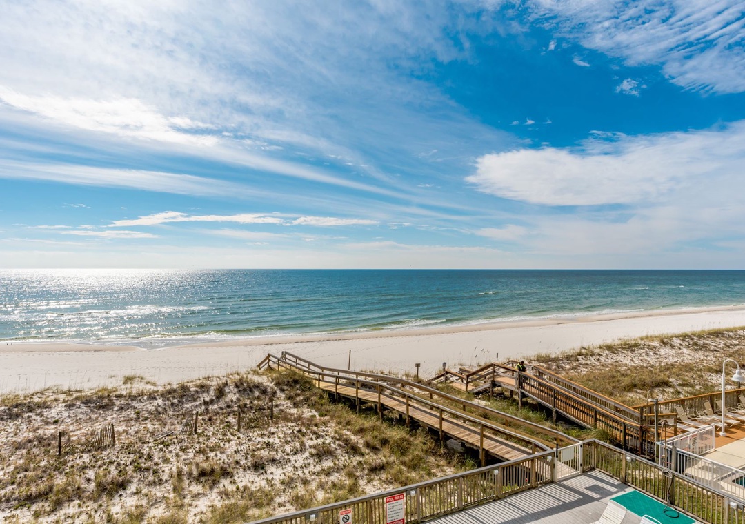 Perdido Skye Condos Beach And Walkover From Above