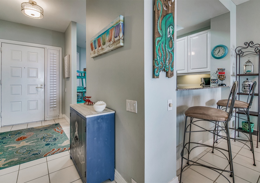 Beach Colony Tower 10B Entrance Hallway