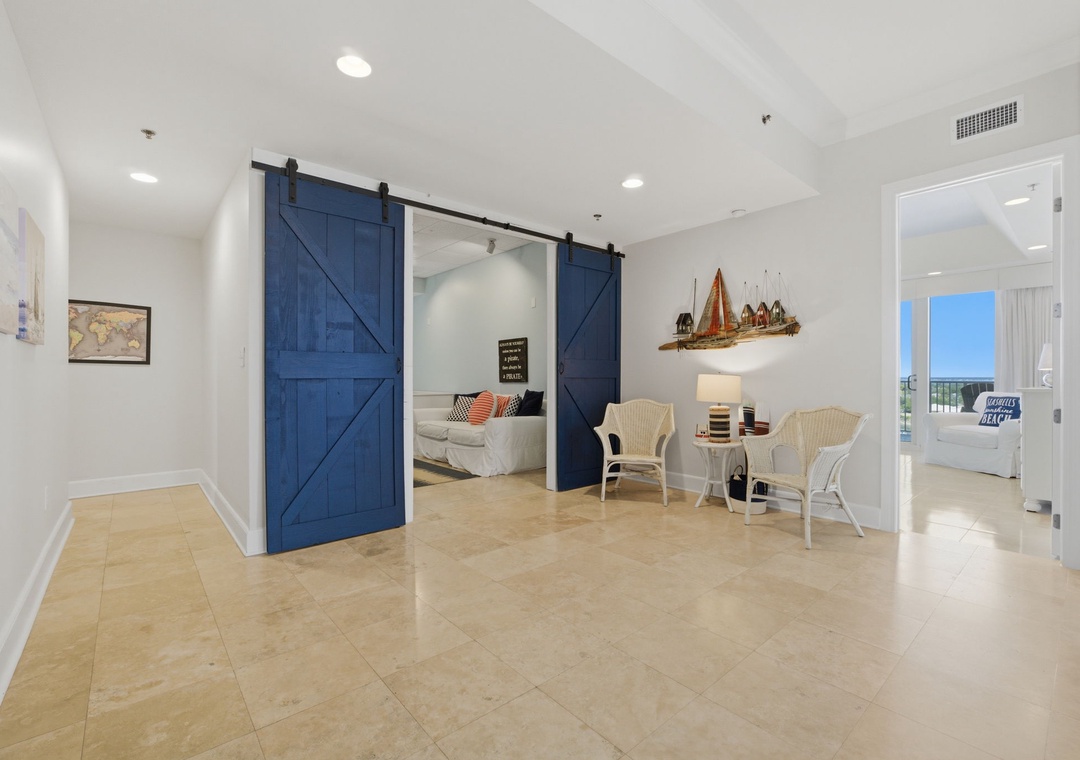 Sailmaker 901- Additional Open Space to Private TV Room