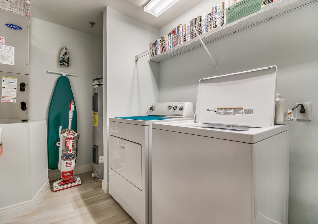 Beach Colony West 9B Laundry in Unit