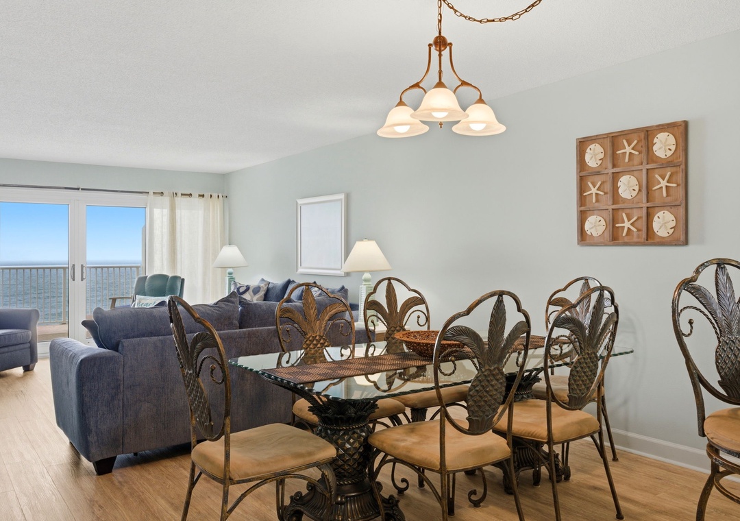 Sandy Key 817- DIning Room towards Balcony