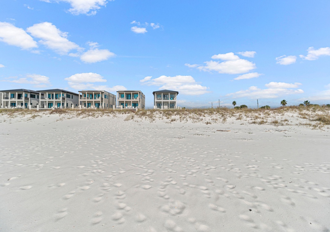 View from Beach to Viviana 1