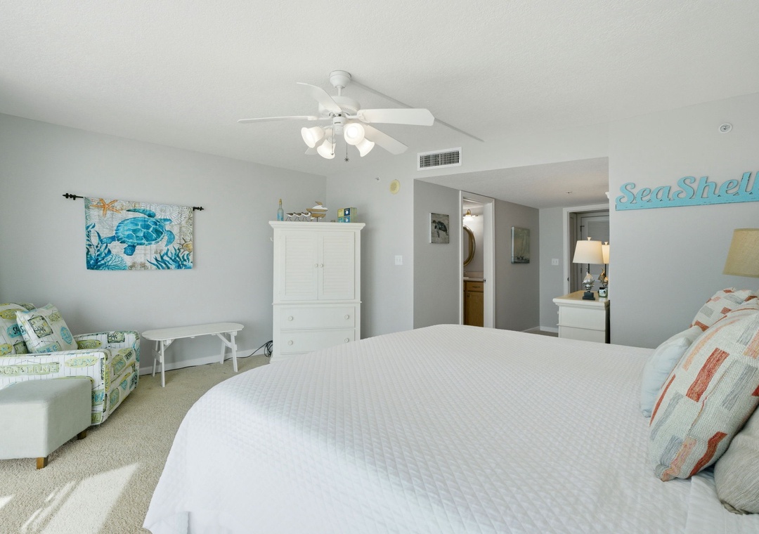 Perdido Towers 707- Bedroom View toward Bathroom 1
