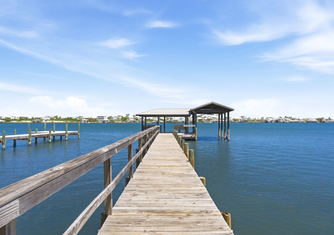 Tobin House- View of Dock on the Intracoastal