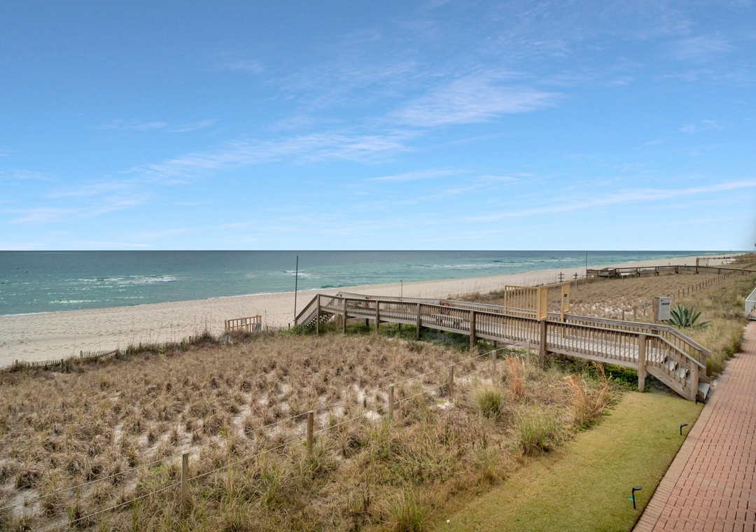 Sandy Key 217- View of Walkover from Balcony