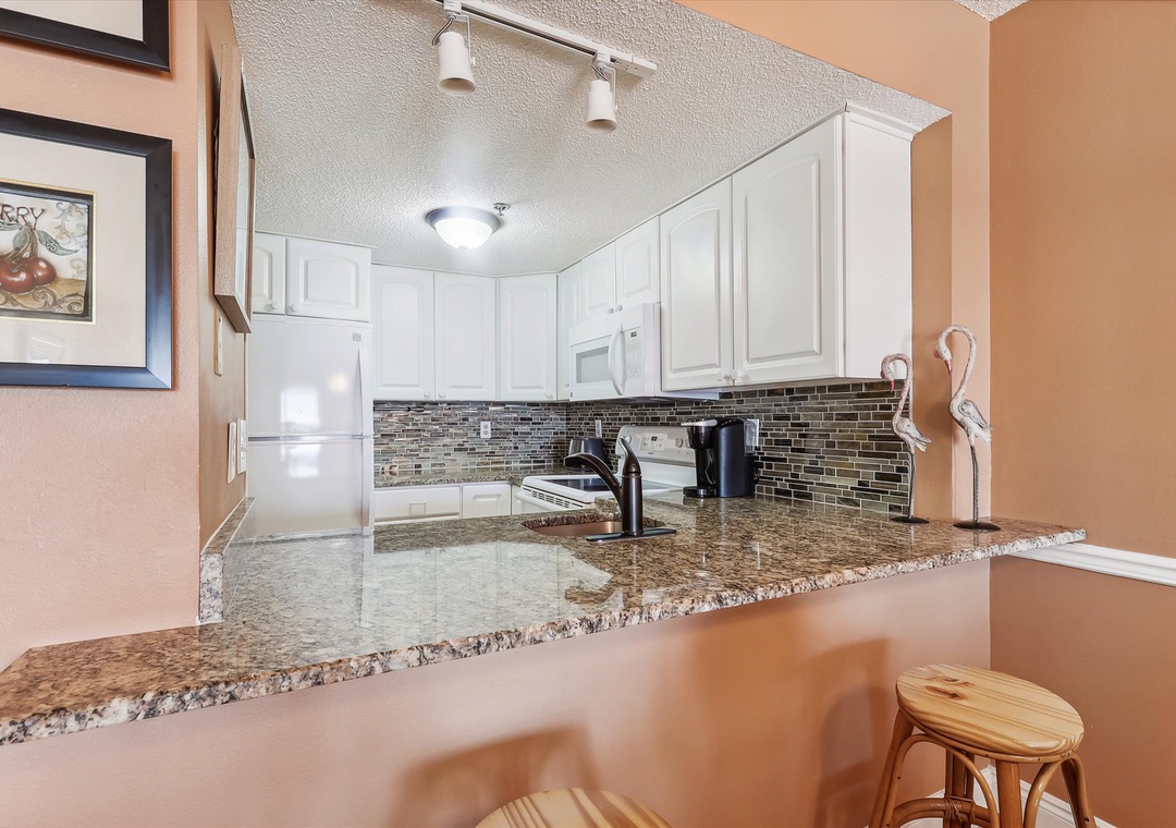 Ocean Breeze East 402 Kitchen