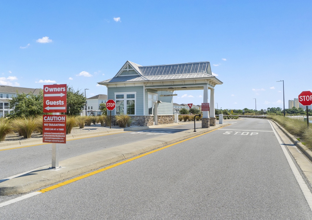Lost Key Guard Entrance from Perdido Key Dr.
