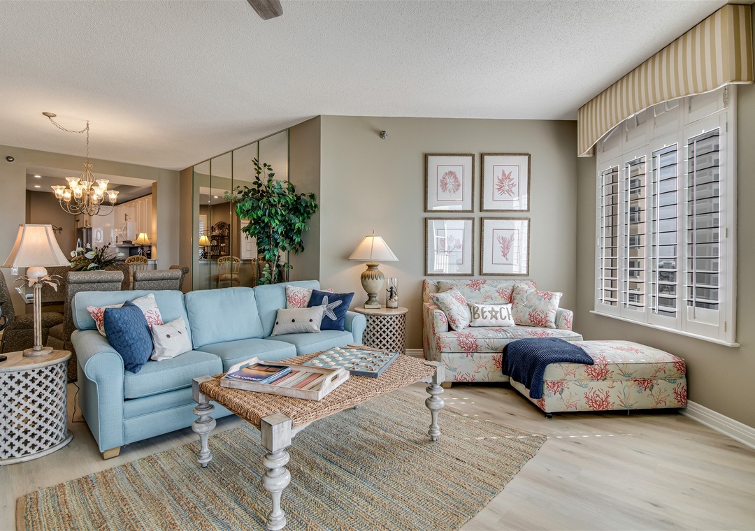 Beach Colony Tower 6B Living Room Seating