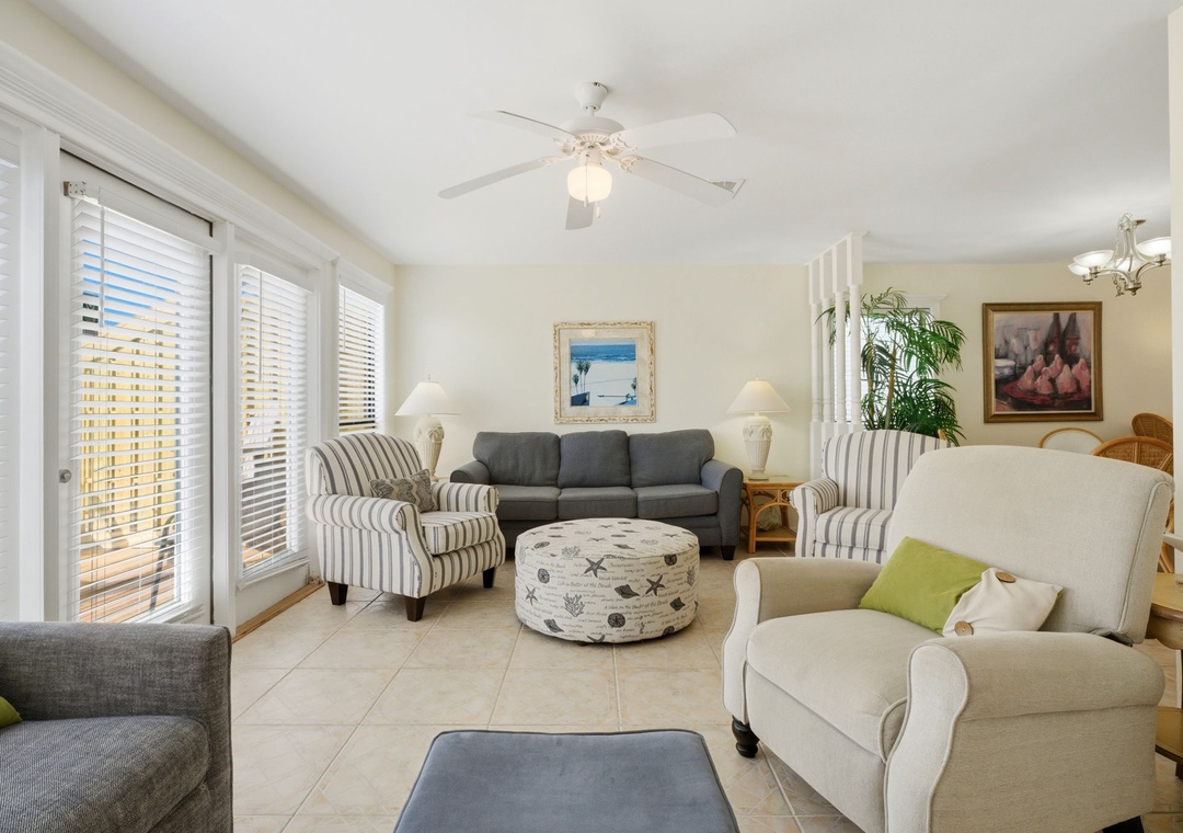 Molokai Village A3- Living Room View