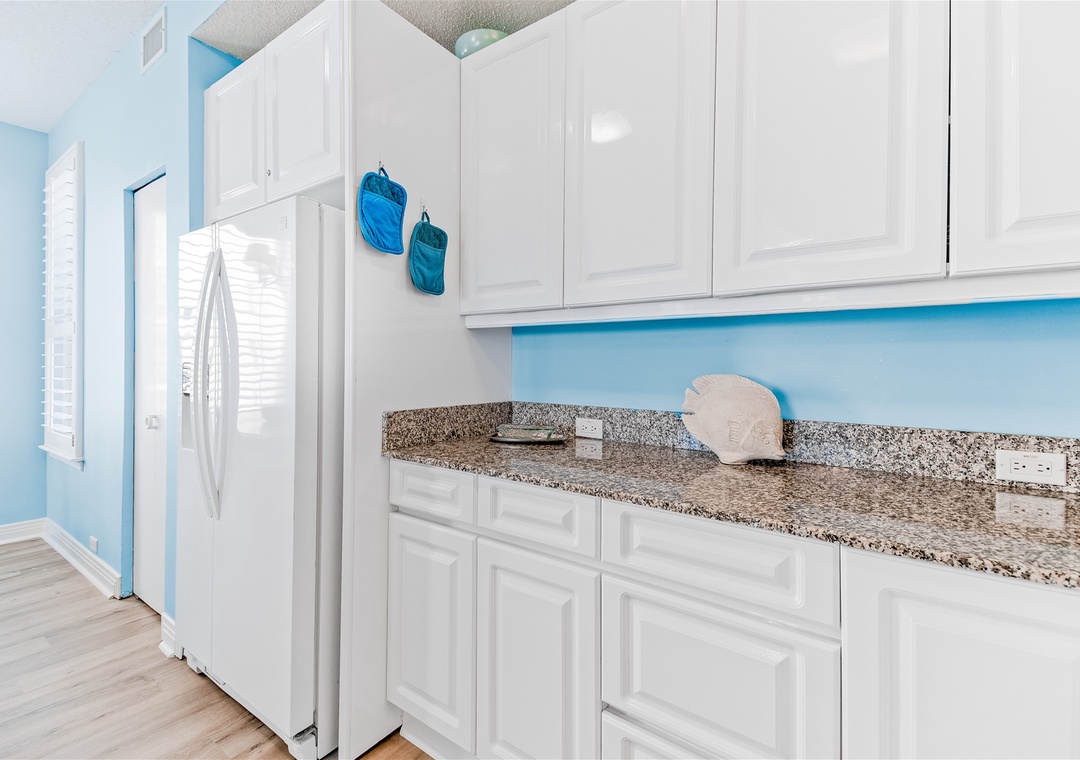 Beach Colony Tower 3D Kitchen Counter And Refrigerator