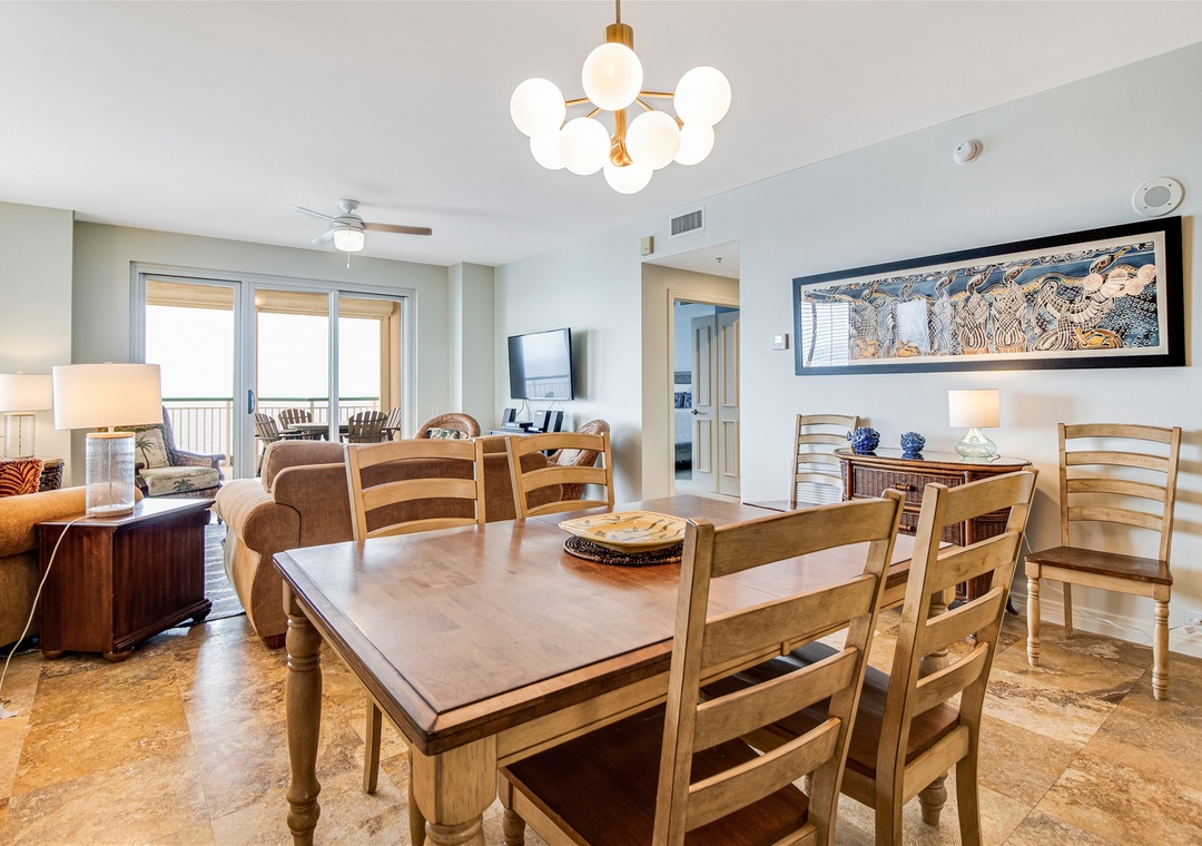 Beach Colony West PH2B Dining Room and Living Room