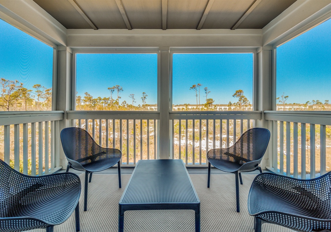 Lost Key Escape Balcony Overlooking Trees