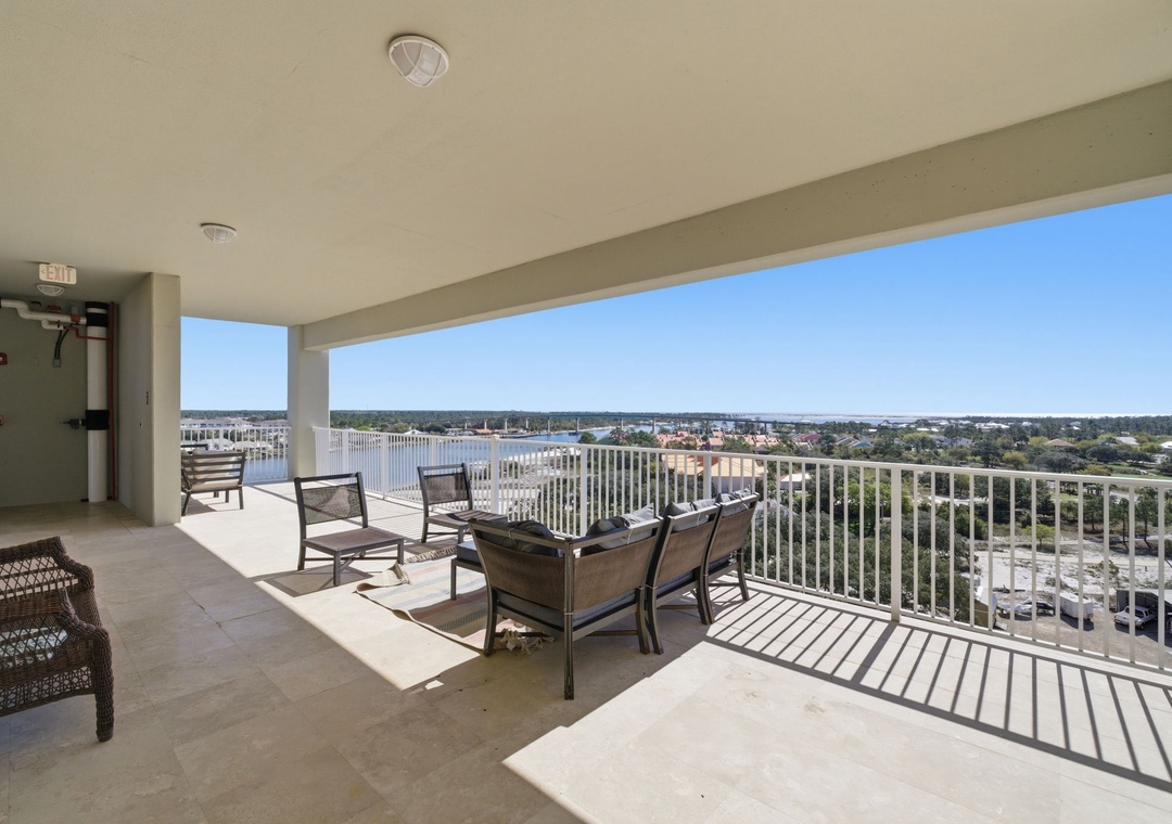 Sailmaker 901- View of East Facing Balcony