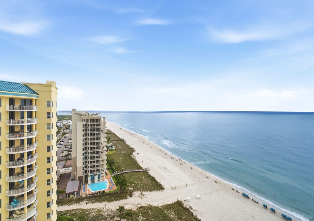 Beach Colony Tower PH3B (18B)- View of the Gulf from the Balcony