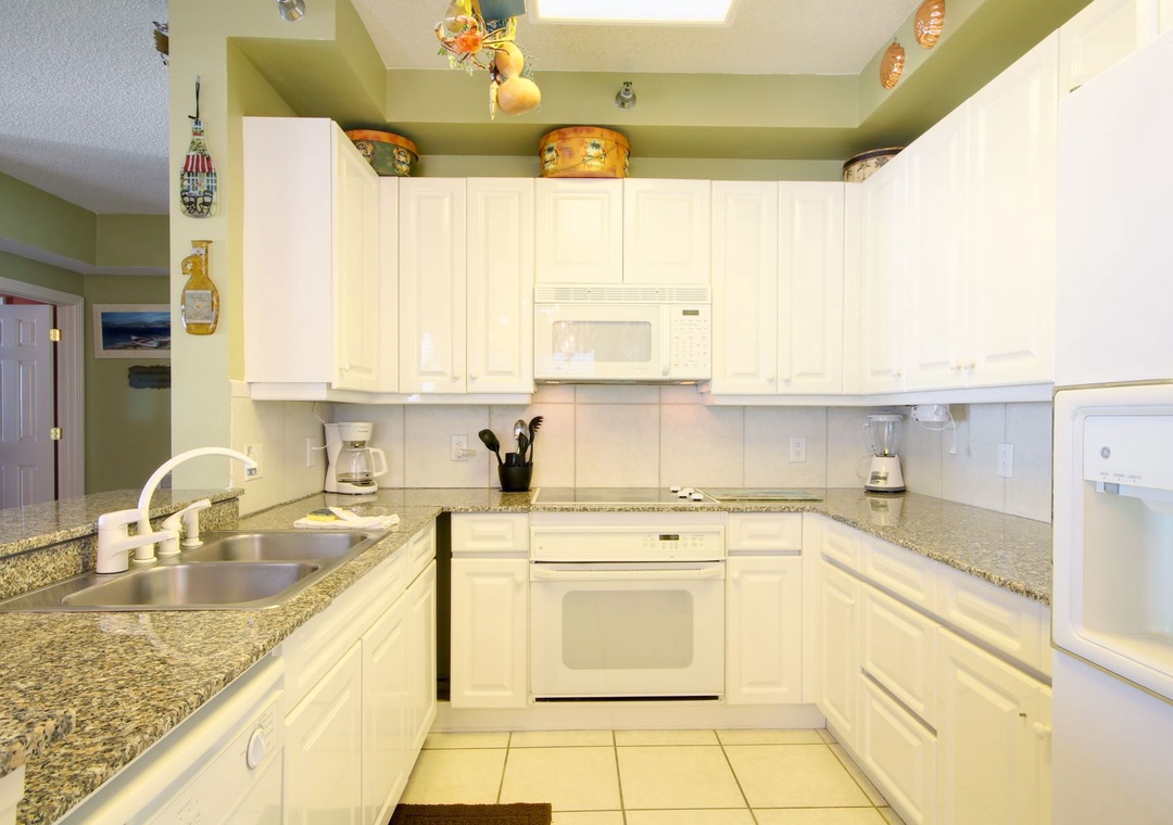Beach Colony West 13A Well Stocked Kitchen