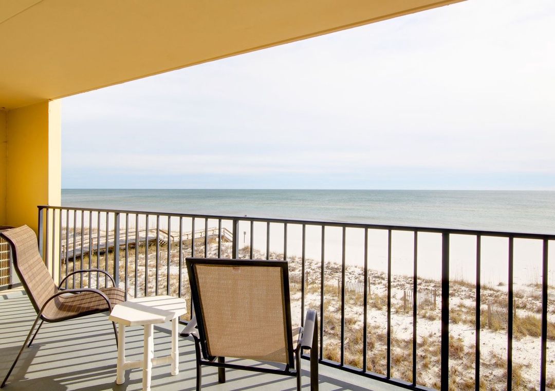 Ocean Breeze West 304 Balcony with Expansive Views