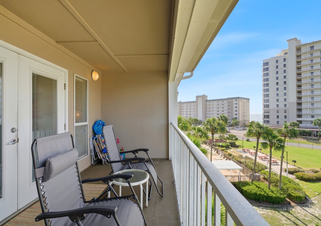 Grand Caribbean 416W- East View of Balcony
