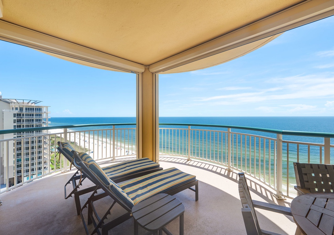 Beach Colony T14B- Step onto your private balcony and let the endless ocean views take your breath away. Lounge in the shade, feel the sea breeze, and soak in the serene beauty of the coast.