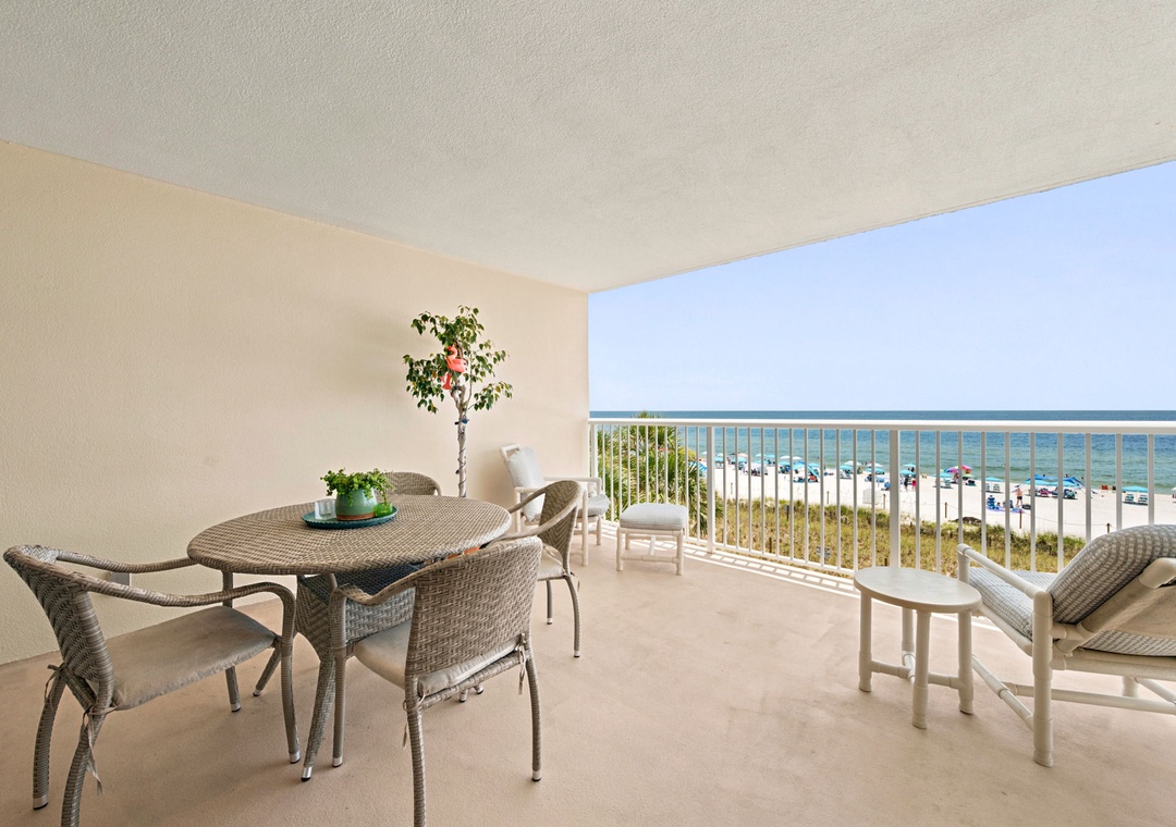 Sandy Key 338- View of the Gulf from the Private Balcony