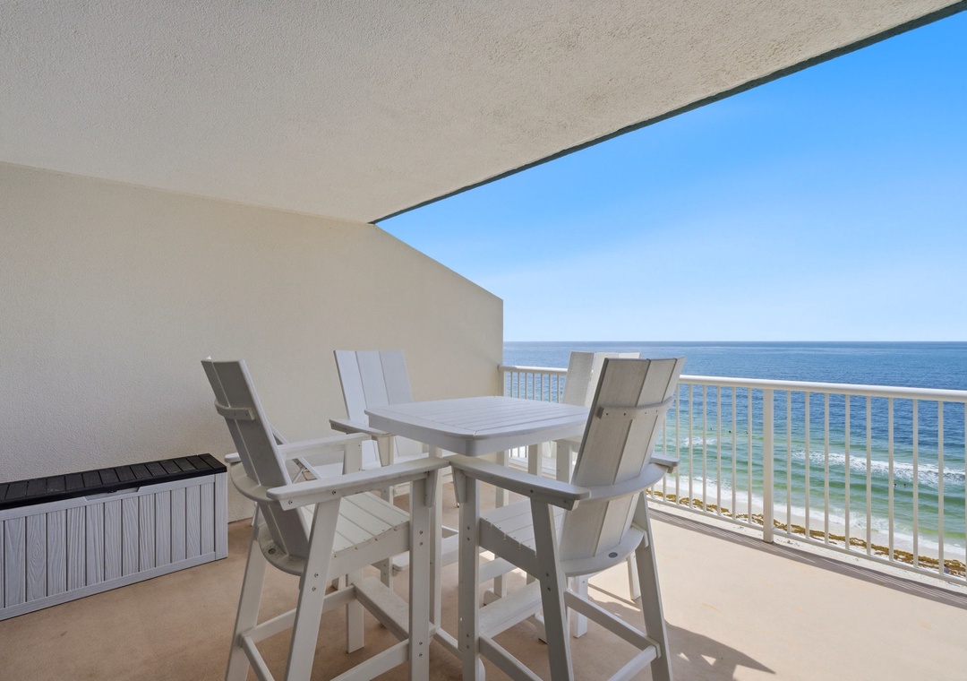 Picture yourself at your private balcony table, coffee in hand, with endless ocean views stretching before you—your perfect coastal retreat awaits.