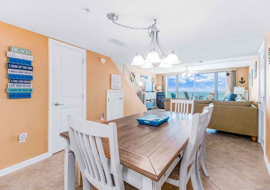 Perdido Towers 707 Dining Room
