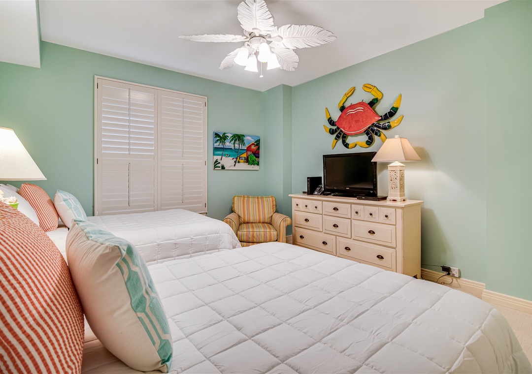 Beach Colony West PH2B Guest Bedroom #1 with Attached Bathroom