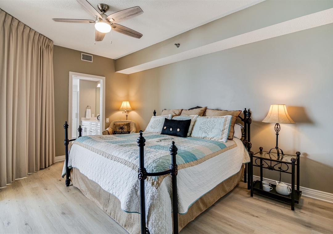 Beach Colony Tower 6B Master Bedroom King Size Bed