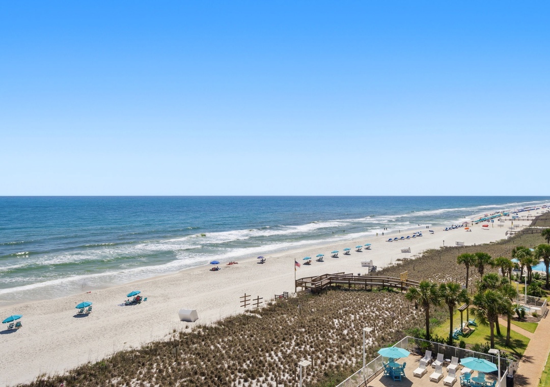 Sandy Key 622- View from Balcony to the Gulf & Beach