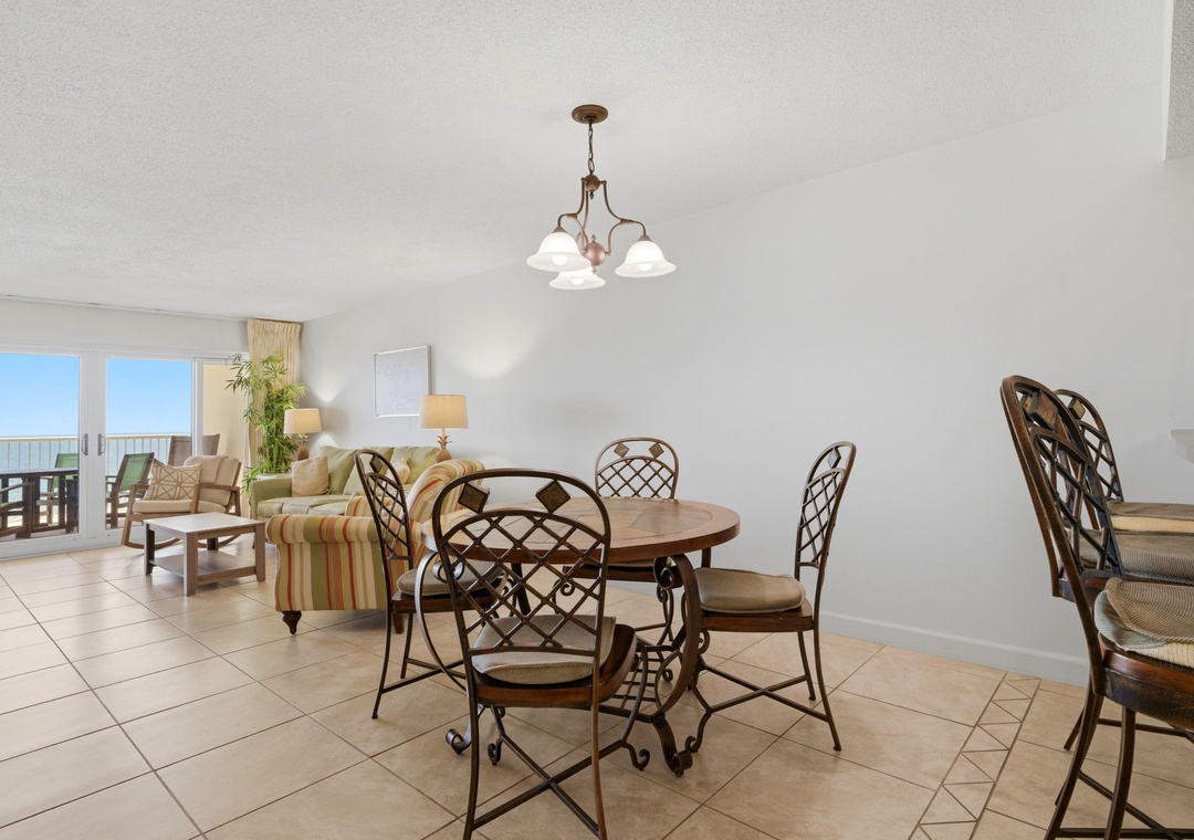 Sandy Key 537- View of Dining Room & Living Room