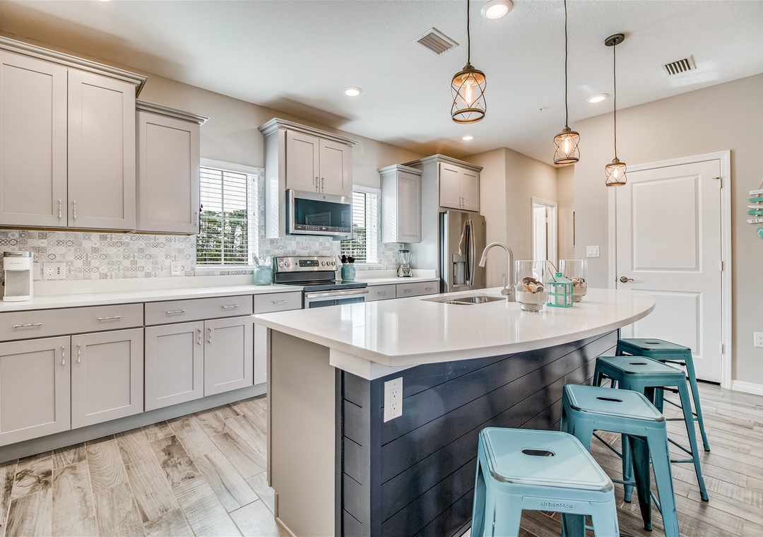 Lost Key Toes in the Sand Kitchen Bar Seating For Four