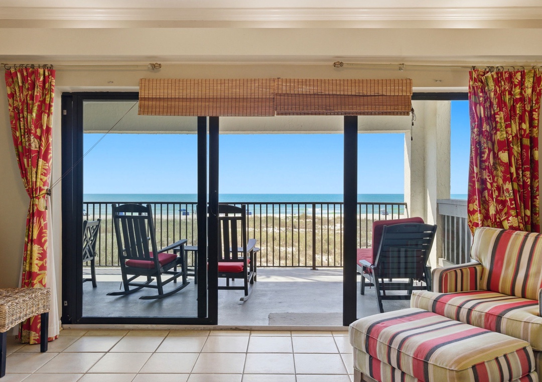 Shipwatch D204- View from Living Room to the Balcony