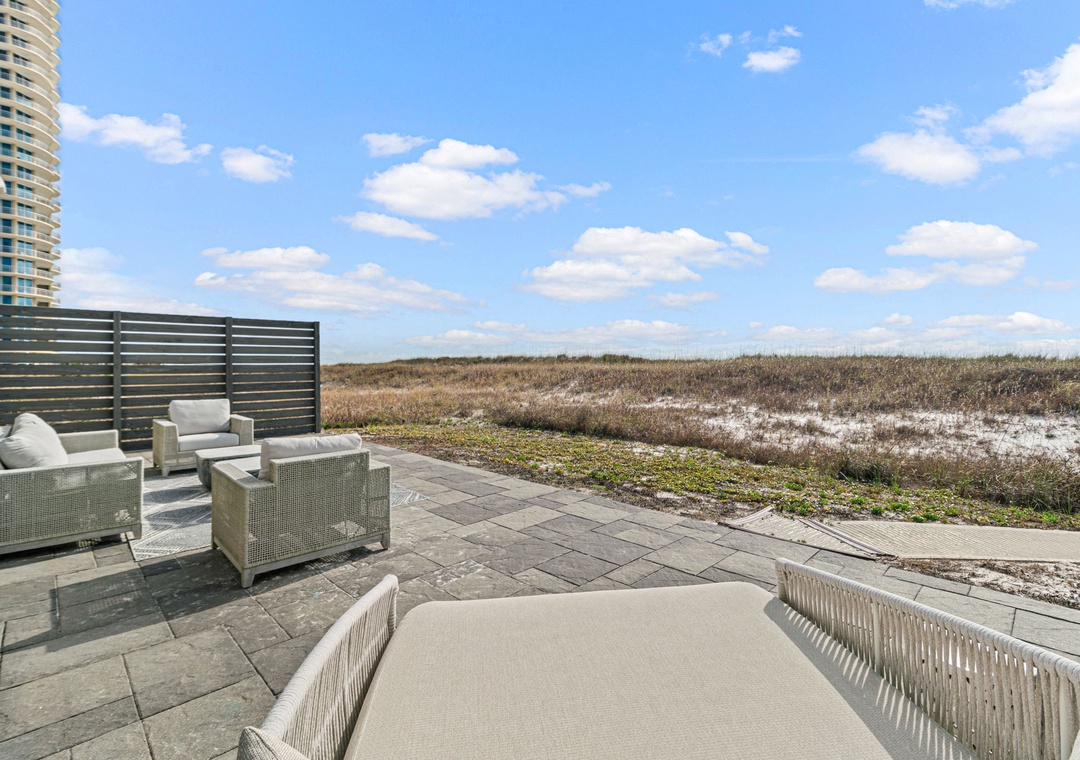 Outdoor Sitting Area & View of Dunes