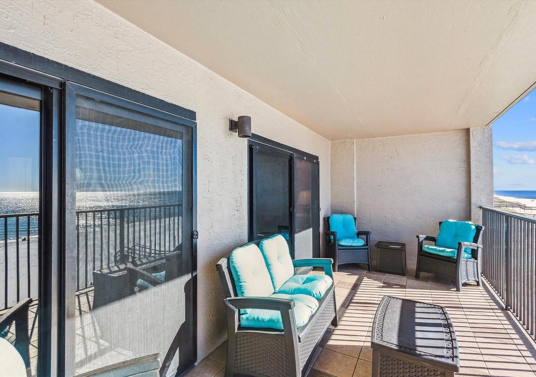 Ocean Breeze East 402 Balcony Seating