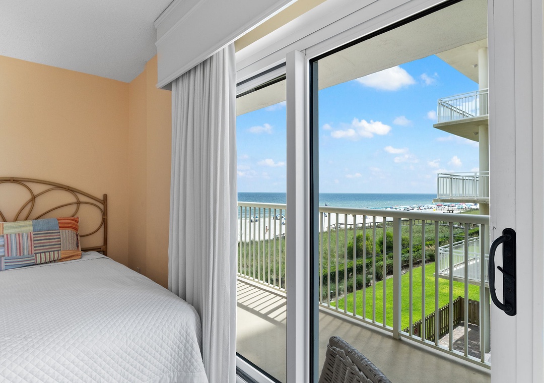Sandy Key 338- Step onto your private balcony and soak in sweeping views of the sparkling sea and lush greenery. Your peaceful retreat blends comfort with coastal charm, perfect for unwinding after beach adventures.