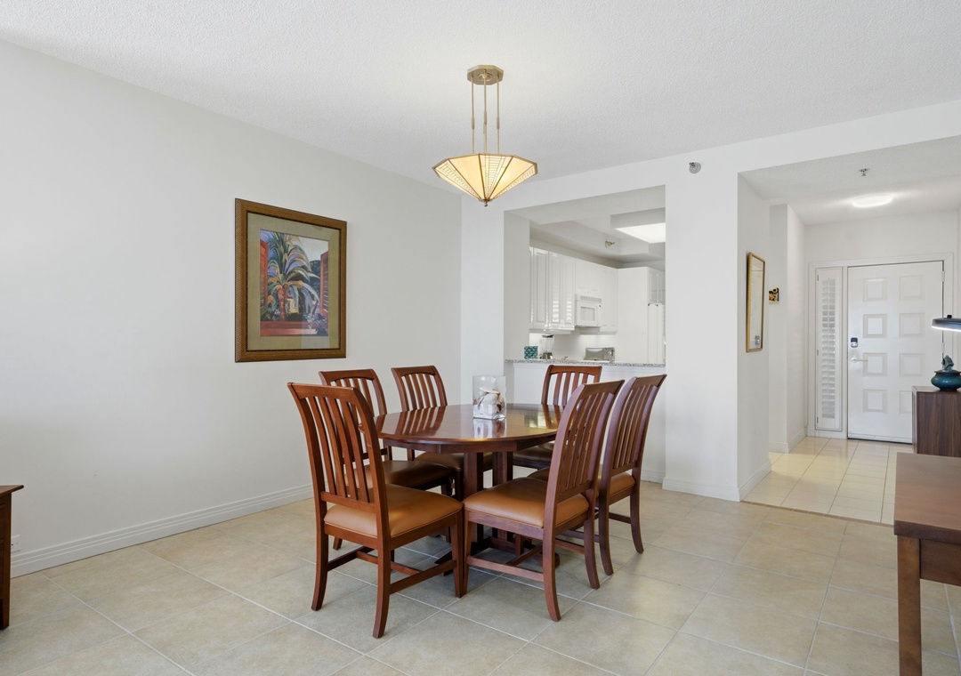 Beach Colony West 15C- Dining Room