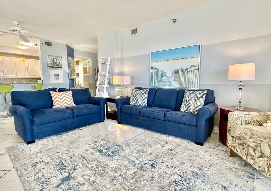 Beach Colony Tower 2D Living Room