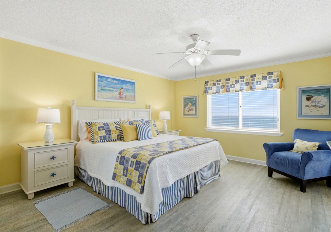 Sandy Key 821- Bedroom 1 with view to the Gulf