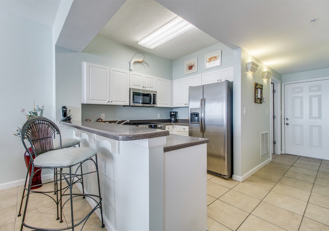 Windemere 906 Kitchen Bar with Seating for 2