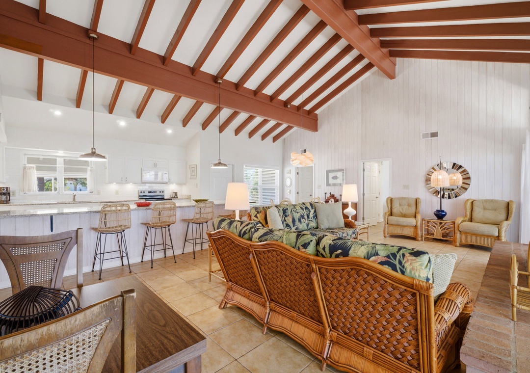 Tobin House- Living Room & Kitchen View